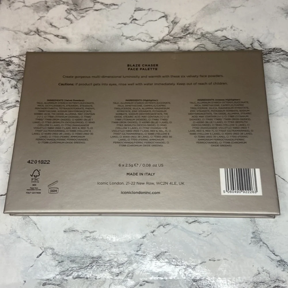 ICONIC London‎ Blaze Chaser Face Palette New